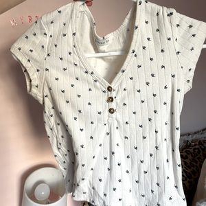 cotton on flower top